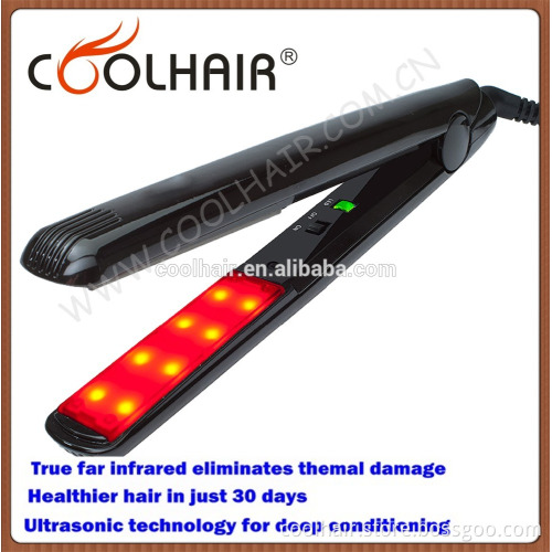 2017 Private label professional nano titanium infrared ionic hair str aightener/hair flat irons/hair iron